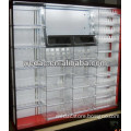 Cosmetic metal display cabinets